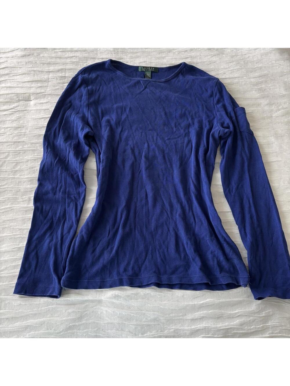 Ralph Lauren Women's Blue and Navy Shirt